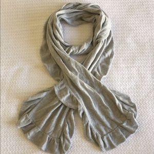 GAP Grey Ruffle Scarf